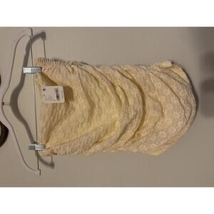 NWT free people ona runched mini skirt or top